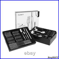 BergHOFF Essentials Essence Stainless Steel 72 Piece Mirror Finish Cutlery Set