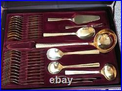 Bestecke Solingen Gold Plated 70 Piece Cutlery Set with Lockable Carry Case