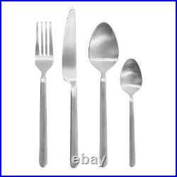 Blomus STELLA cutlery set, 16-piece, dining cutlery, stainless steel matt, si