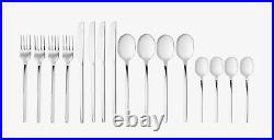 Bolia Carved Cutlery 16 pcs Set, Polished Stainless Steel