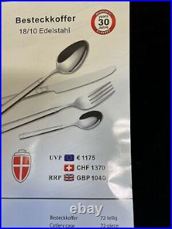 Breitenbach Solingen 72 Piece Stainless Steel Cutlery Canteen Set 18/10 Athen
