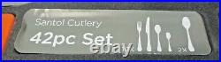 CHARINGWORTH CUTLERY Santol Cutlery 42 Piece Set Stainless Steel BNIB