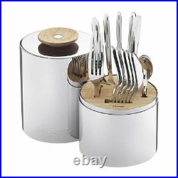 CHRISTOFLE ESSENTIAL STAINLESS 24 PIECE S/6 SET With CAPSULE #2406299 BRAND NIB FS