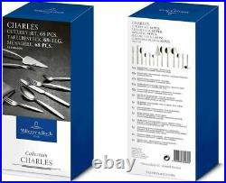 Charles Cutlery Set 68 Piece 18/10 Stainless Steel Villeroy & Boch