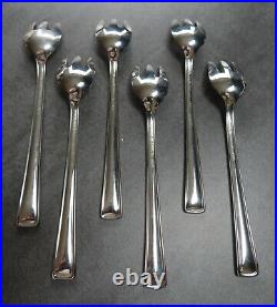 Christofle Cutlery Oyster Forks Shellfish Mid Century Modern Stainless Steel