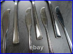 Christofle Picnic Cutlery Travel Set Mid Century Modern Retro Stainless Steel