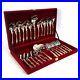 Copper Stainless Steel Flatware Spoon Knife Fork 27 Piece Cutlery Set & Red Box