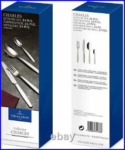 Cutlery Set Tableware Kitchenware Stainless Villeroy & Boch Charlsea 24 Piece