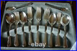 Cutlery Stainless steel P+B GRECIAN 44 pieces in a wooden canteen