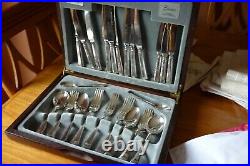Cutlery Stainless steel P+B GRECIAN 44 pieces in a wooden canteen