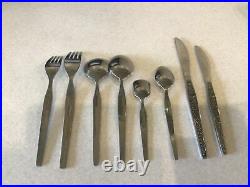 Cutlery stainless steel 79 pieces 12 person set VINTAGE. OC