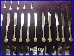 David Mellor designer Hoffmann vintage cutlery set for 10 people 75 pieces 1980s