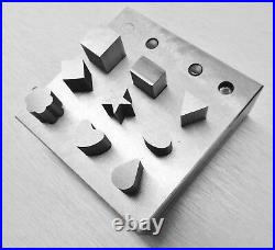 Disc Cutter Set 9 Assorted Shapes Jewelry Making Design Different Various Forms