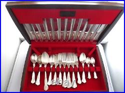 Elkington Sheffield Made A1 Silver Plated Kings Pattern 44 Piece Cutlery Set