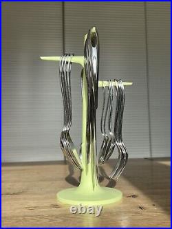 Faitoo Cutlery 24 Piece Cutlery set & stand by Philippe Starck for Alessi
