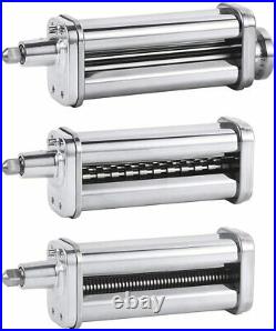 For KitchenAid Kitchen Pasta Attachment Stainless Steel Pasta Roller Cutter