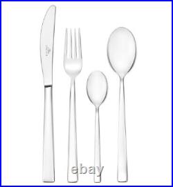 Gerlach Onda Modern Cutlery Set 24 Pieces For 6 Persons Gloss Stainless Steel