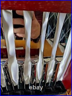 Guy Degrenne unused 56 Piece Boxed'Orfevre' French Cutlery Set