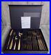 Herdmar Lizz 24 Piece Cutlery Set Brand New £190 Gold Stainless Presentation Box