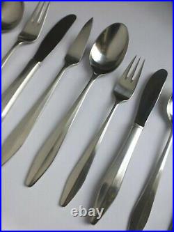 INKA Norstaal NORWAY 56 pc Cutlery Set. Vintage Stainless Steel 1950's Flatware