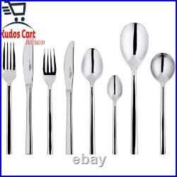 James Martin Stainless Steel 44 Piece Cutlery Set Dinner Silver Spoon Fork Metal