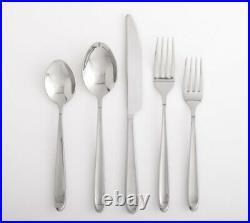 John Lewis & Partners (20 Piece) Scoop Cutlery Set silver