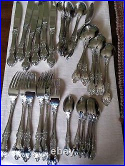 Lucky Wood 18-10 Stainless 30 Piece Dinner Cutlery set Made in Japan