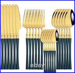 Luxury 24pc stainless steel cutlery set