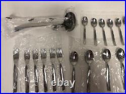 Mepra Cutlery Set Stainless Steel 45 Piece Mediterranean Design Serves 6 New
