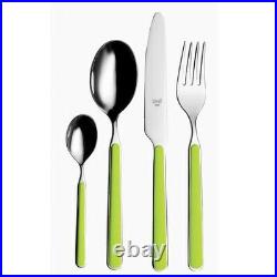 Mepra Fantasia Kitchen Cutlery Set Stainless Steel, Green 24-Piece