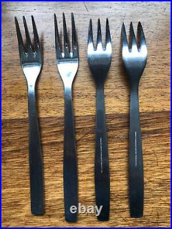 Midcentury Canteen Vintage Viners Chelsea Pattern Cutlery Six Settings 44-piece