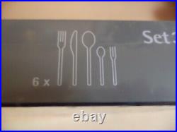NEW BOXED WMF Palma QUALITY Cutlery Set 30 Piece Cromargan STEEL CONTEMPORARY