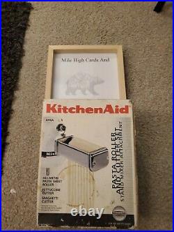 NEW KitchenAid #KPRA 3 Pc PASTA ROLLER & CUTTER SET Stand Mixer Attachment