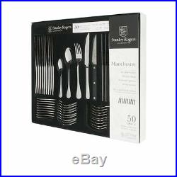 NEW Stanley Rogers Manchester 50 Piece Cutlery Set, Quality S/Steel (RRP $199)
