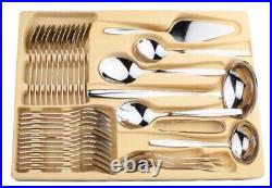 New Heavy 72pcs Cutlery Set 18/10 Stainless Steel Table Canteen Christmas Gift