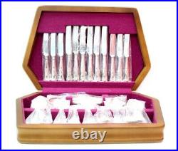 New SMITH SEYMOUR LTD. Stainless Steel/EPNS A1 Cutlery Set withCase 44pcs -G18