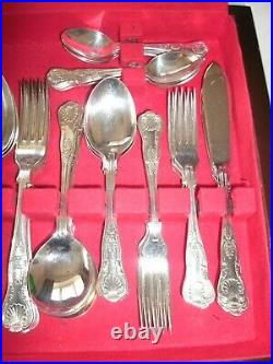 Newbridge Canteen of Cutlery Silver Plate EPNS & Stainless Steel 92 pieces