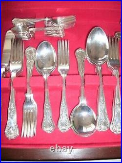 Newbridge Canteen of Cutlery Silver Plate EPNS & Stainless Steel 92 pieces