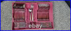 Nivella cased cutlery set 101 pieces- gold and silver