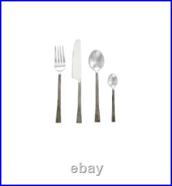 Nkuku USA Cutlery Set Brushed Silver Set Of 16