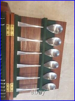 OLD HALL Cutlery- ALVESTON. Robert Welch 1960s 50 Piece Canteen for 6 Persons