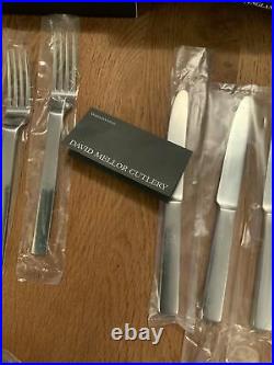 Odeon stainless steel David Mellor Cutlery Set 18 Peice NEW £200 Plus In Store C