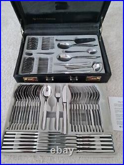 Odiso Solingen Cutlery 18/8 W. Germany Cutlery Case 68 Pieces
