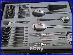 Odiso Solingen Cutlery 18/8 W. Germany Cutlery Case 68 Pieces