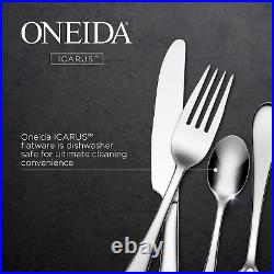 Oneida Icarus 24 Piece Cutlery Set Stainless Steel Cutlery Set for 6, Heavy &