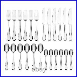 Oneida Icarus Stainless Steel Cutlery Set Dishwasher Safe Rustproof Pack of 24