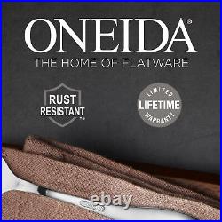 Oneida Moda II 24 Piece Culterly Set, Stainless Steel, Rust Resistant