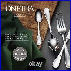 Oneida Voss Cutlery Stainless Steel Dishwasher Safe Rustproof Set Pack of 24