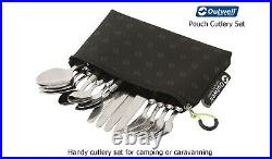 Outwell Pouch Cutlery Set Ideal for Camping, Caravanning & Picnics