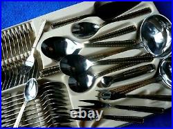 Prima 72pce Cutlery Set. 18'10 Stainless Steel with attractive Gilt design